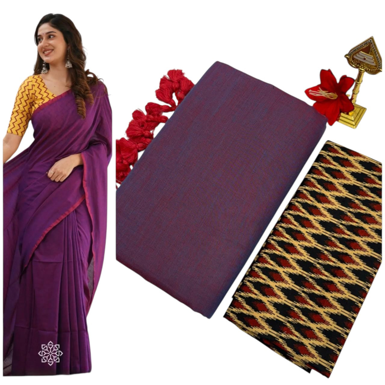 Khadi Cotton Sarees