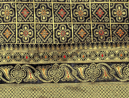 *Woven Bollywood Cotton Silk Saree*