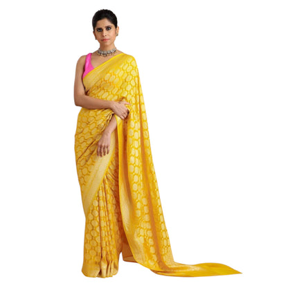 Lichi Silk Jacquard Saree