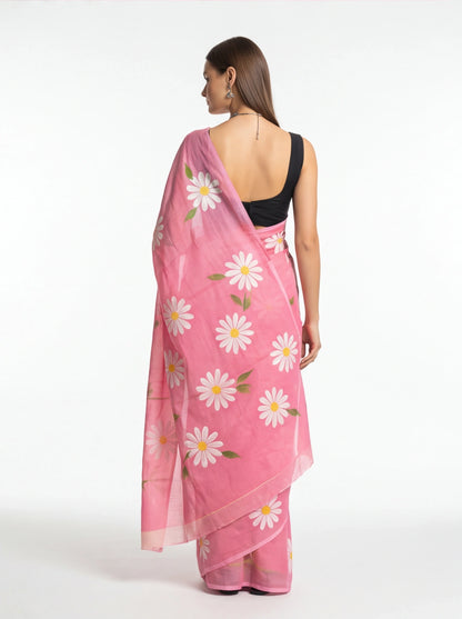 Cotton mulmul sarees with Blouse piece