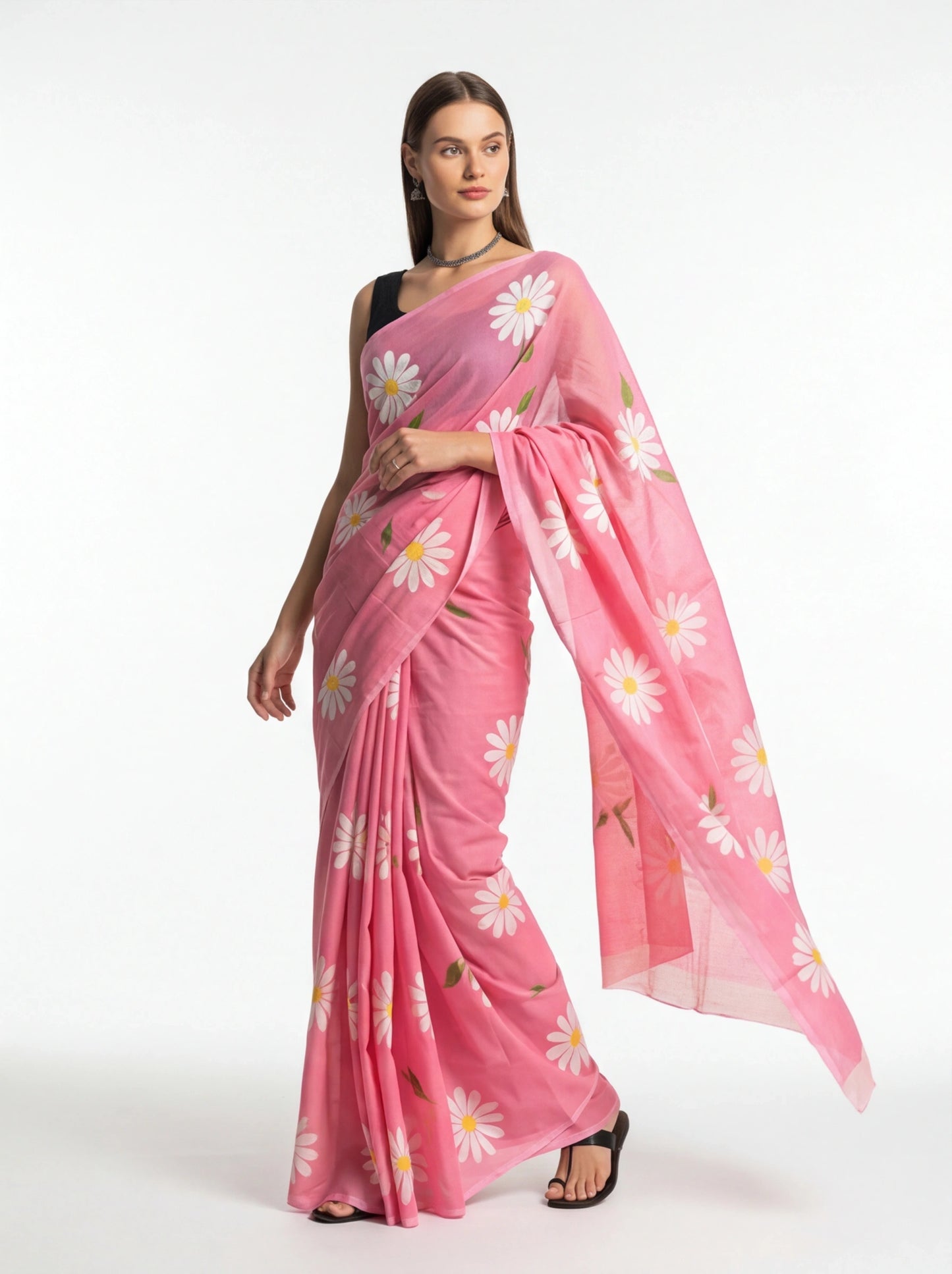 Cotton mulmul sarees with Blouse piece